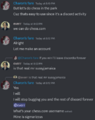 discord messages prior to the event (in irony wiki server)